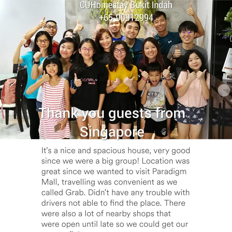 Jb Homestay Bukit Indah Wifi Ciq Mall Legoland Free Parking Johor Bahru Eksteriør billede